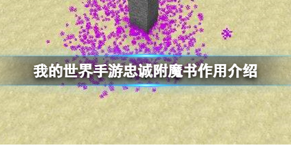 我的世界忠诚附魔书有什么用_附魔书忠诚_忠诚附魔书怎么用最快的方法得
