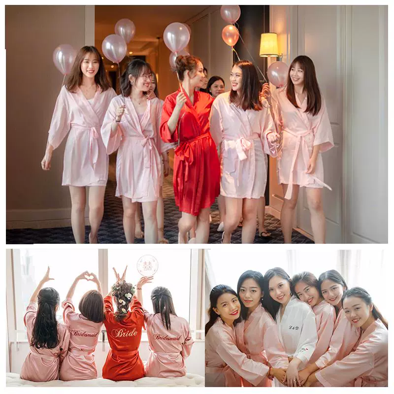 睡衣派对_派对衣服穿搭_睡袍派对