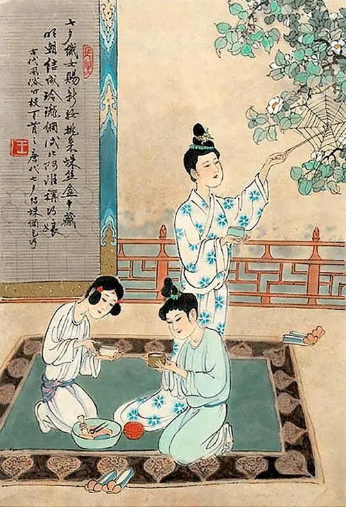 乞巧游戏,七夕乞巧游戏传承(图3) 乞巧游戏,七夕乞巧游戏传承(图3)