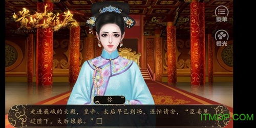 橙光游戏皇贵妃,橙光游戏皇贵妃攻略全解析(图1) 橙光游戏皇贵妃,橙光游戏皇贵妃攻略全解析(图1)