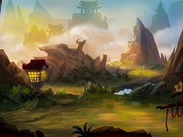游戏原画场景设计,探索游戏原画场景设计的艺术与技巧(图3) 游戏原画场景设计,探索游戏原画场景设计的艺术与技巧(图3)