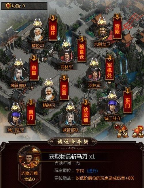 攻占城池游戏,三国烽火中的智勇争霸(图3) 攻占城池游戏,三国烽火中的智勇争霸(图3)