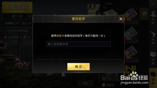 吃鸡游戏改名字怎么改,轻松打造个性ID(图2) 吃鸡游戏改名字怎么改,轻松打造个性ID(图2)