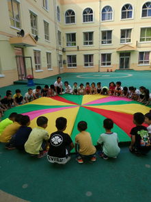 幼儿园彩虹伞游戏,幼儿园创意游戏体验(图2) 幼儿园彩虹伞游戏,幼儿园创意游戏体验(图2)