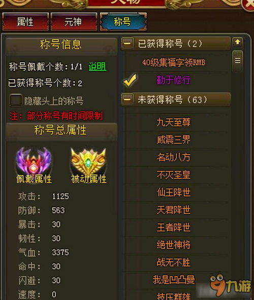 游戏人物称号,荣耀与实力的象征(图2) 游戏人物称号,荣耀与实力的象征(图2)
