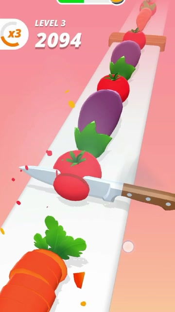 切菜的小游戏(图1) 切菜的小游戏(图1)
