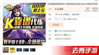 游戏代练价格,揭秘行业真相与玩家心声(图3) 游戏代练价格,揭秘行业真相与玩家心声(图3)