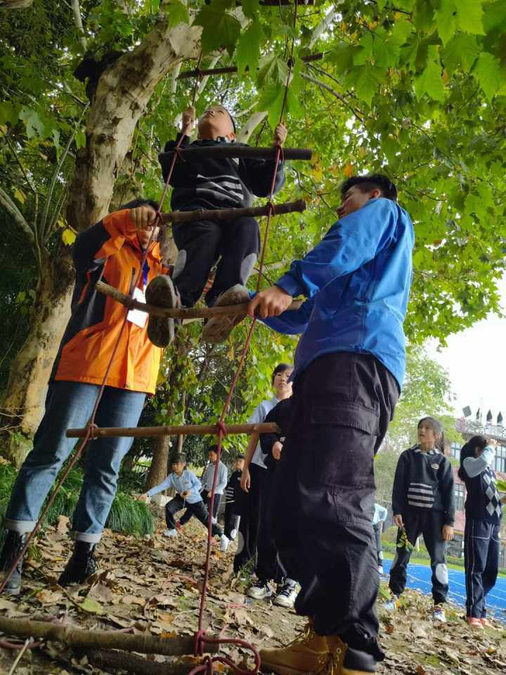 小学绳梯游戏,小学体育课上的活力挑战(图2)