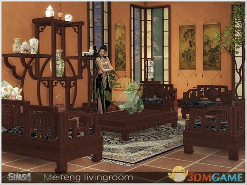 古风游戏家具,穿越时空的雅致生活画卷(图1)