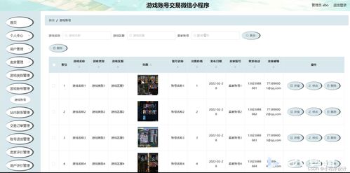 交易游戏账号的平台,全方位解析与攻略(图2) 交易游戏账号的平台,全方位解析与攻略(图2)