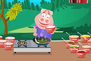 小猪煎蛋游戏,解锁美食制作新技能(图1)