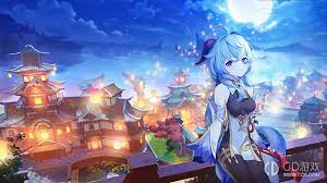 甘雨触摸图：静谧美