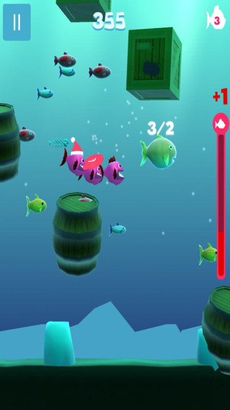 一群小鱼的手机游戏视频-海洋里的小鱼们，手机游戏视频震撼上线