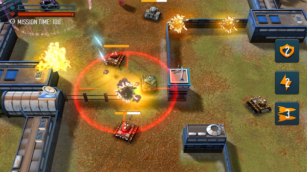 坦克战手机游戏-我是一名无敌的战神，纵横战场，征服敌人，创造传奇