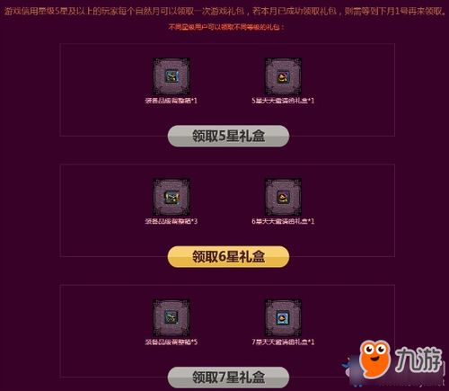游戏星级礼包,解锁游戏新境界(图3) 游戏星级礼包,解锁游戏新境界(图3)
