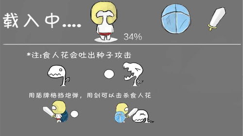 横版像素植物大战僵尸一坨馬同款 